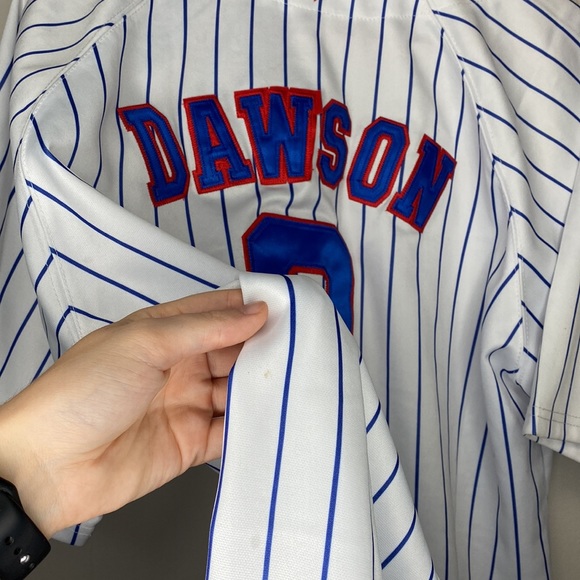 RARE VTG MLB Hall of Famer Cubs Andre Dawson Authentic Majestic Jersey size 48 - Picture 6 of 11